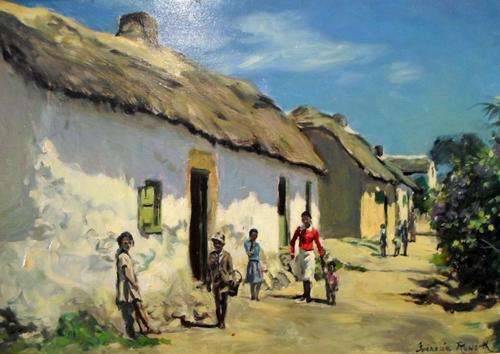 Ivanonia Roworth - Township scene - Magnificent!! A true investment piece!! Bid now!!